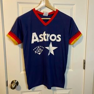 Sports Belle Astros #12 retro style Little League athletic uniform sz M